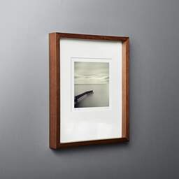 Art and collection photography Denis Olivier, Pier End, Keiss Harbour Broch, Scotland. April 2006. Ref-984 - Denis Olivier Art Photography, original fine-art photograph in limited edition and signed in dark wood frame