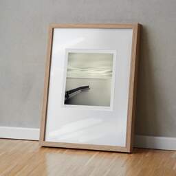 Art and collection photography Denis Olivier, Pier End, Keiss Harbour Broch, Scotland. April 2006. Ref-984 - Denis Olivier Photography, original fine-art photograph in limited edition and signed in light wood frame