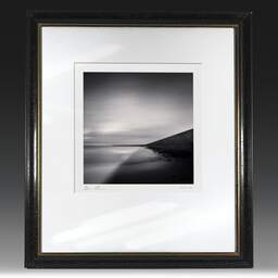 Art and collection photography Denis Olivier, Pier Shadow, Le Croisic, France. May 2021. Ref-11454 - Denis Olivier Photography, original fine-art photograph in limited edition and signed in black and gold wood frame