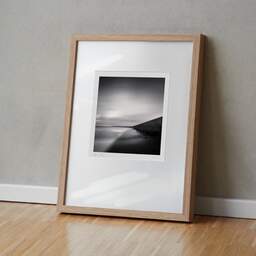Art and collection photography Denis Olivier, Pier Shadow, Le Croisic, France. May 2021. Ref-11454 - Denis Olivier Photography, original fine-art photograph in limited edition and signed in light wood frame