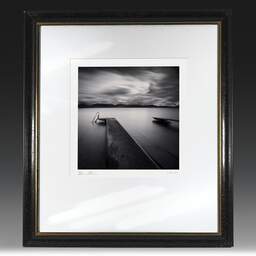 Art and collection photography Denis Olivier, Piers, Etude 1, Lake Geneva, Switzerland. August 2014. Ref-11443 - Denis Olivier Photography, original fine-art photograph in limited edition and signed in black and gold wood frame