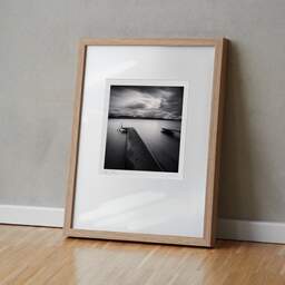 Art and collection photography Denis Olivier, Piers, Etude 1, Lake Geneva, Switzerland. August 2014. Ref-11443 - Denis Olivier Photography, original fine-art photograph in limited edition and signed in light wood frame