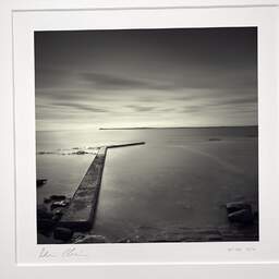 Art and collection photography Denis Olivier, Piers, Keiss Harbour, Scotland. April 2006. Ref-1054 - Denis Olivier Photography, original photographic print in limited edition and signed, framed under cardboard mat