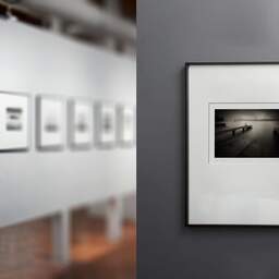 Art and collection photography Denis Olivier, Piers, Lake Geneva, Switzerland. August 2014. Ref-1333 - Denis Olivier Photography, gallery exhibition with black frame