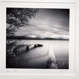 Art and collection photography Denis Olivier, Pipe And Pontoon, Lake Geneva, Switzerland. August 2014. Ref-11483 - Denis Olivier Photography, original photographic print in limited edition and signed, framed under cardboard mat