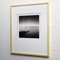Art and collection photography Denis Olivier, Pipe In The Sea, Lerat, Piriac-sur-Mer, France. August 2020. Ref-1418 - Denis Olivier Photography, light wood frame on white wall