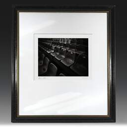 Art and collection photography Denis Olivier, Plastic Seats, Royan, France. August 2021. Ref-11628 - Denis Olivier Art Photography, original fine-art photograph in limited edition and signed in black and gold wood frame