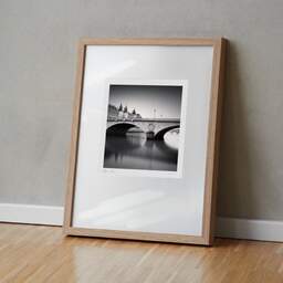 Art and collection photography Denis Olivier, Pont Au Change, Paris, France. February 2022. Ref-11535 - Denis Olivier Photography, original fine-art photograph in limited edition and signed in light wood frame