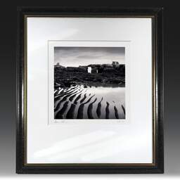 Art and collection photography Denis Olivier, Pont Du Diable, Platin Beach, Sain-Palais-Sur-Mer, France. September 2022. Ref-11597 - Denis Olivier Photography, original fine-art photograph in limited edition and signed in black and gold wood frame