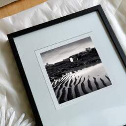 Art and collection photography Denis Olivier, Pont Du Diable, Platin Beach, Sain-Palais-Sur-Mer, France. September 2022. Ref-11597 - Denis Olivier Art Photography, reception and unpacking of an original fine-art photograph in limited edition and signed in a black wooden frame