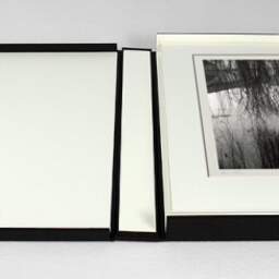 Art and collection photography Denis Olivier, Pont Joubert, Poitiers, France. December 1989. Ref-87 - Denis Olivier Photography, photograph with matte folding in a luxury book presentation box