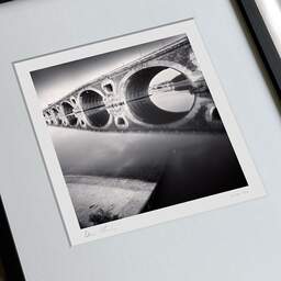 Art and collection photography Denis Olivier, Pont-Neuf Bridge, Etude 2, Toulouse, France. June 2021. Ref-11567 - Denis Olivier Art Photography, large original 9 x 9 inches fine-art photograph print in limited edition, framed and signed