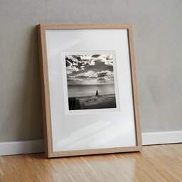 Art and collection photography Denis Olivier, Pontaillac Beach, Royan, France. September 2005. Ref-794 - Denis Olivier Photography, original fine-art photograph in limited edition and signed in light wood frame
