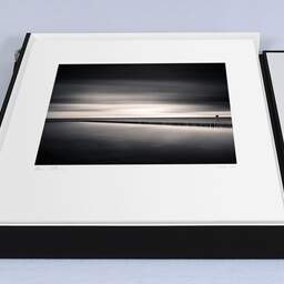 Art and collection photography Denis Olivier, Pool Boundary Line, Haven Springersdiep, Netherlands. October 2008. Ref-1202 - Denis Olivier Art Photography, large original 15.7 x 15.7 inches fine-art photograph print in limited edition, Leica M7 film 24x36 camera