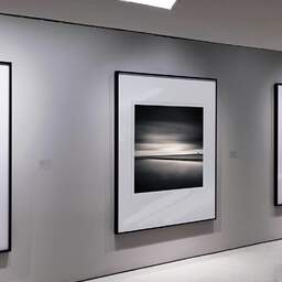 Art and collection photography Denis Olivier, Pool Boundary Line, Haven Springersdiep, Netherlands. October 2008. Ref-1202 - Denis Olivier Art Photography, Exhibition of a large original photographic art print in limited edition and signed