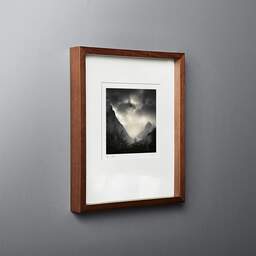 Art and collection photography Denis Olivier, Protected Vertigo, Gourette, France. February 2008. Ref-1134 - Denis Olivier Photography, original fine-art photograph in limited edition and signed in dark wood frame
