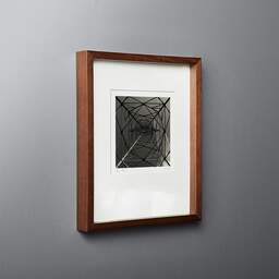 Art and collection photography Denis Olivier, Pylône électrique I, Pessac, France. February 2005. Ref-460 - Denis Olivier Art Photography, original fine-art photograph in limited edition and signed in dark wood frame