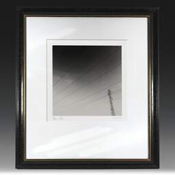 Art and collection photography Denis Olivier, Pylône électrique IX, Pessac, France. February 2005. Ref-468 - Denis Olivier Photography, original fine-art photograph in limited edition and signed in black and gold wood frame