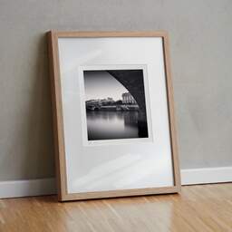 Art and collection photography Denis Olivier, Quai De La Corse, Paris, France. February 2022. Ref-11599 - Denis Olivier Photography, original fine-art photograph in limited edition and signed in light wood frame
