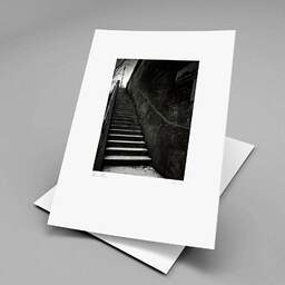 Art and collection photography Denis Olivier, Quay Stairs, Etude 2, Port Debilly, Paris, France. February 2022. Ref-11664 - Denis Olivier Photography, original fine-art photograph print in limited edition and signed
