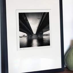 Art and collection photography Denis Olivier, Rákóczi Bridge, Budapest, Hungary. June 2019. Ref-1372 - Denis Olivier Photography, gallery exhibition with black frame