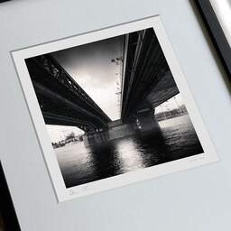 Art and collection photography Denis Olivier, Rákóczi Bridge, Budapest, Hungary. June 2019. Ref-1372 - Denis Olivier Art Photography, large original 9 x 9 inches fine-art photograph print in limited edition, framed and signed