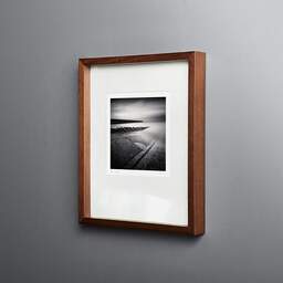 Art and collection photography Denis Olivier, Ramp, Breakwater And Pier, Le Croisic, France. May 2021. Ref-11445 - Denis Olivier Art Photography, original fine-art photograph in limited edition and signed in dark wood frame