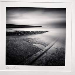 Art and collection photography Denis Olivier, Ramp, Breakwater And Pier, Le Croisic, France. May 2021. Ref-11445 - Denis Olivier Photography, original photographic print in limited edition and signed, framed under cardboard mat