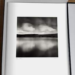 Art and collection photography Denis Olivier, Reflecting Clouds, Sauvages Lake, France. August 2020. Ref-1422 - Denis Olivier Art Photography, original photographic print in limited edition and signed, framed under cardboard mat