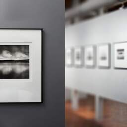 Art and collection photography Denis Olivier, Reflecting Clouds, Sauvages Lake, France. August 2020. Ref-1422 - Denis Olivier Photography, gallery exhibition with black frame