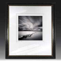 Art and collection photography Denis Olivier, Rising Rocks, Lake Geneva, Switzerland. August 2014. Ref-11479 - Denis Olivier Photography, original fine-art photograph in limited edition and signed in black and gold wood frame