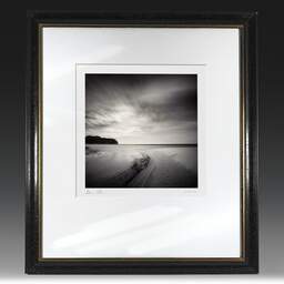 Art and collection photography Denis Olivier, River End, Playa La Salvé, Laredo, Spain. May 2007. Ref-1082 - Denis Olivier Photography, original fine-art photograph in limited edition and signed in black and gold wood frame