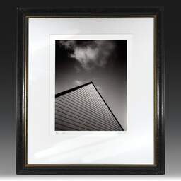 Art and collection photography Denis Olivier, Roof, La Madeleine, France. November 2022. Ref-11620 - Denis Olivier Art Photography, original fine-art photograph in limited edition and signed in black and gold wood frame