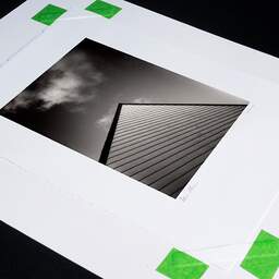 Art and collection photography Denis Olivier, Roof, La Madeleine, France. November 2022. Ref-11620 - Denis Olivier Art Photography, original photographic print in limited edition and signed, print fixed before framing