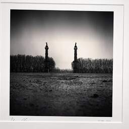Art and collection photography Denis Olivier, Rostral Columns, Place Des Quinconces, Bordeaux, France. March 2008. Ref-1297 - Denis Olivier Photography, original photographic print in limited edition and signed, framed under cardboard mat