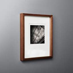 Art and collection photography Denis Olivier, Rouergue Bridge, La Reole, France. January 2006. Ref-853 - Denis Olivier Photography, original fine-art photograph in limited edition and signed in dark wood frame