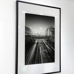 Art and collection photography Denis Olivier, Saint-Lazare Railways, Paris, France. February 2023. Ref-11671 - Denis Olivier Art Photography, Exhibition of a large original photographic art print in limited edition and signed