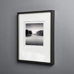 Art and collection photography Denis Olivier, Saint-Louis Island, Paris, France. August 2021. Ref-11487 - Denis Olivier Art Photography, black wood frame on gray background