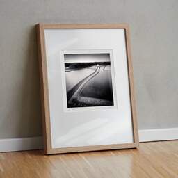 Art and collection photography Denis Olivier, Salt Evaporation Ponds, Etude 1, Guérande, France. October 2021. Ref-11508 - Denis Olivier Photography, original fine-art photograph in limited edition and signed in light wood frame