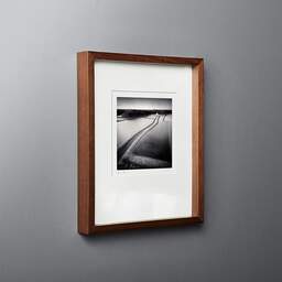 Art and collection photography Denis Olivier, Salt Evaporation Ponds, Etude 1, Guérande, France. October 2021. Ref-11508 - Denis Olivier Photography, original fine-art photograph in limited edition and signed in dark wood frame
