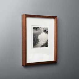 Art and collection photography Denis Olivier, Dali's Swimming Pool, Cadaqués, Spain. September 2003. Ref-458 - Denis Olivier Photography, original fine-art photograph in limited edition and signed in dark wood frame