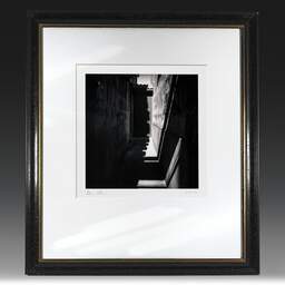 Art and collection photography Denis Olivier, Secret Door Alley, Talence, France. April 2021. Ref-1412 - Denis Olivier Photography, original fine-art photograph in limited edition and signed in black and gold wood frame