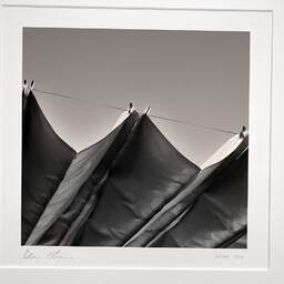 Art and collection photography Denis Olivier, Shade Cloths, Bordeaux, France. March 2005. Ref-402 - Denis Olivier Photography, original photographic print in limited edition and signed, framed under cardboard mat