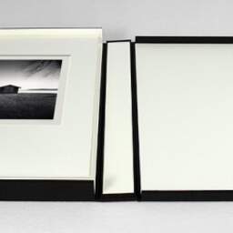 Art and collection photography Denis Olivier, Shed By The Lake, Etude 1, Carreyre, Lacanau Lake, France. January 2021. Ref-1408 - Denis Olivier Photography, photograph with matte folding in a luxury book presentation box