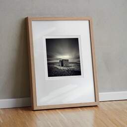 Art and collection photography Denis Olivier, Shelter, Dunnet Head, Easter Head, Scotland. April 2006. Ref-968 - Denis Olivier Photography, original fine-art photograph in limited edition and signed in light wood frame