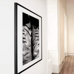 Art and collection photography Denis Olivier, Shoes, Poitiers, France. December 1990. Ref-94 - Denis Olivier Art Photography, Large original photographic art print in limited edition and signed