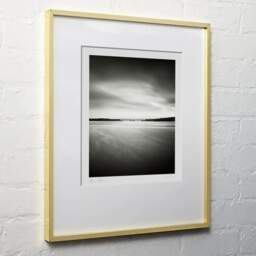 Art and collection photography Denis Olivier, Skye Bridge, Eilean Bàn, Scotland. August 2022. Ref-11665 - Denis Olivier Photography, light wood frame on white wall