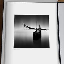Art and collection photography Denis Olivier, Slavery Abolition Monument, Etude 1, Saint-Nazaire, France. August 2020. Ref-1354 - Denis Olivier Photography, original photographic print in limited edition and signed, framed under cardboard mat
