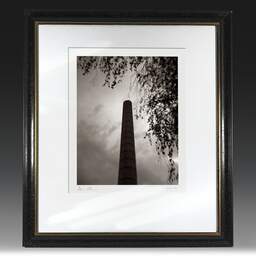 Art and collection photography Denis Olivier, Smokestack, Vertou, France. August 2021. Ref-11604 - Denis Olivier Photography, original fine-art photograph in limited edition and signed in black and gold wood frame