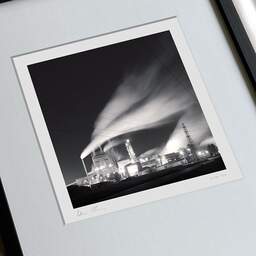 Art and collection photography Denis Olivier, Smurfit Factory, Etude 9, Facture, France. April 2005. Ref-11540 - Denis Olivier Photography, large original 9 x 9 inches fine-art photograph print in limited edition, framed and signed